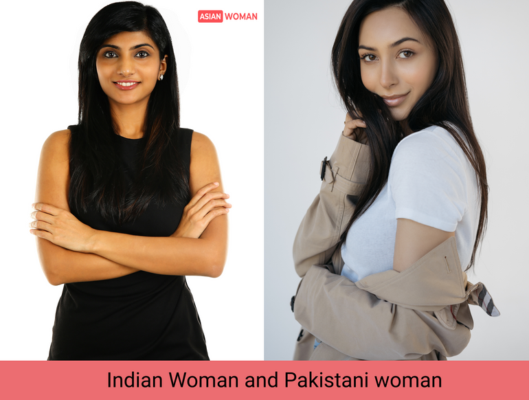 Indian woman and Pakistani woman